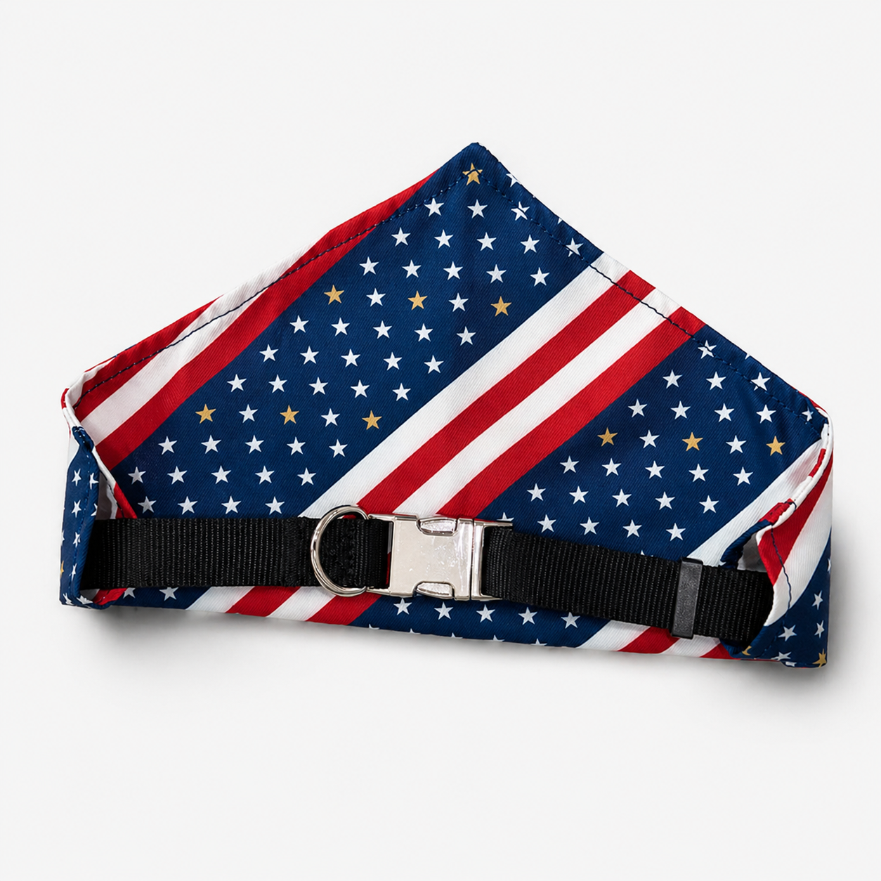 Sgt. Stubby Patriotic Dog Bandana Collar 2-in-1 | American Heroes Edition 1