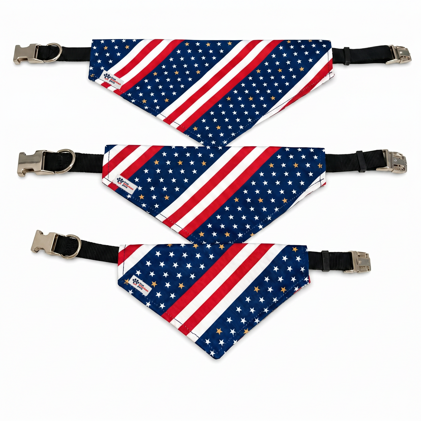 Sgt. Stubby Patriotic Dog Bandana Collar 2-in-1 | American Heroes Edition 1