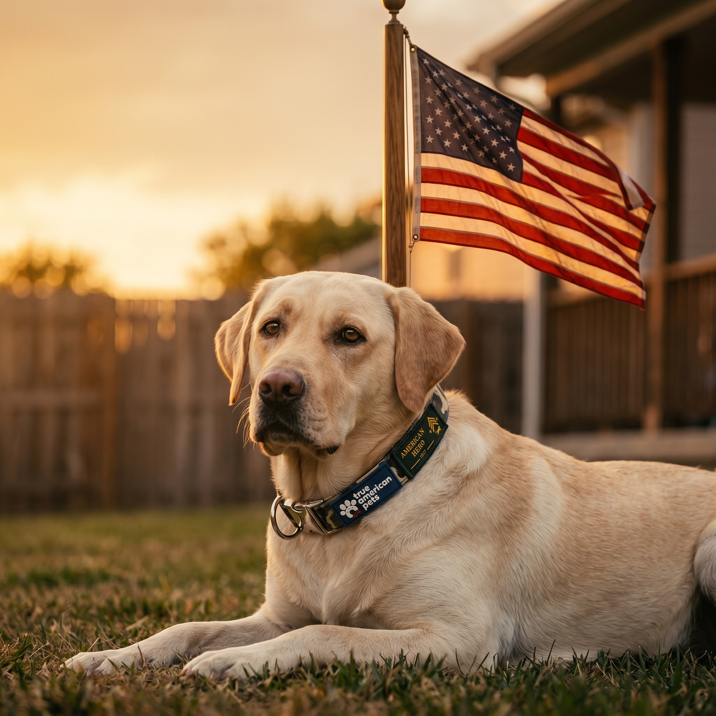 Sgt. Stubby Collar & Leash Set | American Heroes Edition 1
